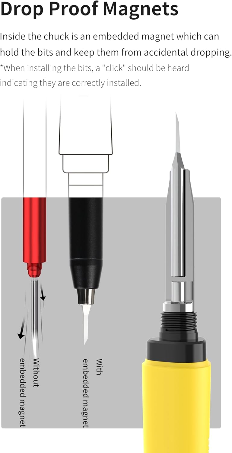 ANSAI Tungsten Steel Broach,A Must-Have Hand Tool,Scribing Panel Line For Modeler (YPB-0125) 0.125mm - Image 3